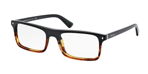 prada pr 02rv|Prada PR 02RV TFJ1O1 Eyeglasses in Black .